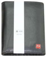 New Bags Kombibörse RFID protect Hochformat echt Rindleder schwarz
