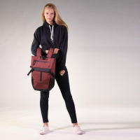 Hedgren 'Midway Relate' Rucksack  mahagony red