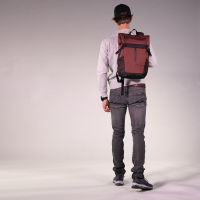 Hedgren 'Midway Relate' Rucksack  mahagony red