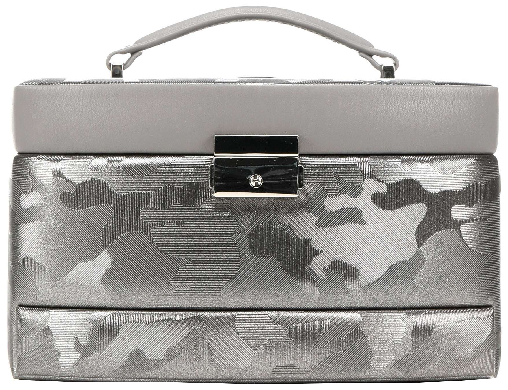 Windrose 'Camouflage' Schmuckkoffer Automatic mit Etui Feinsynthetik silbergrau