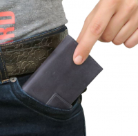 Secwal2 Kartenetui Geldbeutel RFID Leder blau
