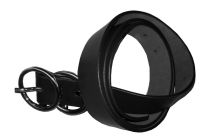 Prato 'LM Vishal' Damengürtel 105cm echt Leder shiny black