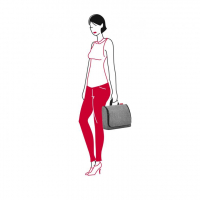 Reisenthel 'Toiletbag XL' twist silver
