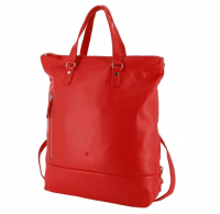 Prato 'LM Shahid' Cityrucksack echt Rindleder rot