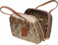 Stratic 'Leather&More' Beautycase champagne