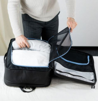 Onemate Reiserucksack IATA Handgepäcksmaße 40L schwarz