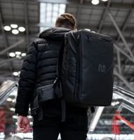 Onemate Reiserucksack IATA Handgepäcksmaße 40L schwarz