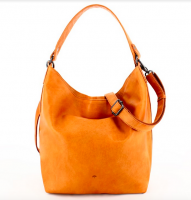 Prato 'Oil Pull Up' Beuteltasche echt Rindleder cognac