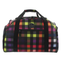Franky Reisetasche mit Naßfach Fronttasche aufsteckbar 62cm multicolorcheck