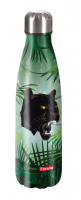 Step by Step 'Wild Cat Chiko' Edelstahl-Trinkflasche 500ml grün