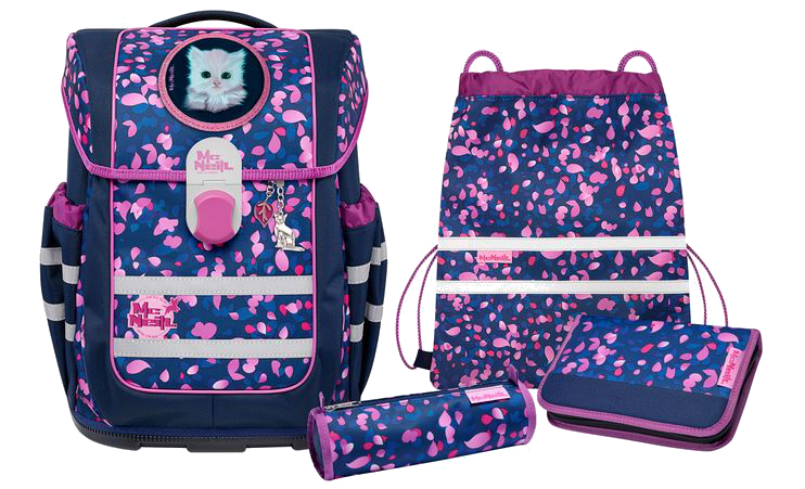 McNeill 'Dream' Schulrucksackset 5tlg. Ergo Complete 1150g 20l lila