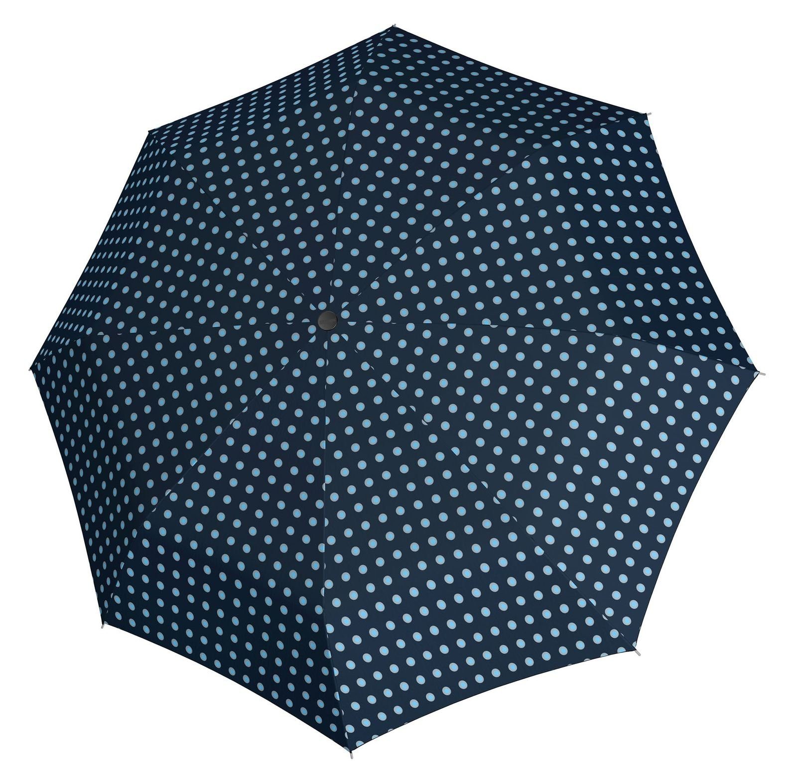 Knirps Taschenschirm T.205 medium duomatic navy dot art