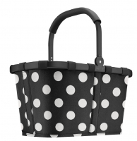 Reisenthel  'Carrybag' Einkaufskorb frame 22l dots weiß