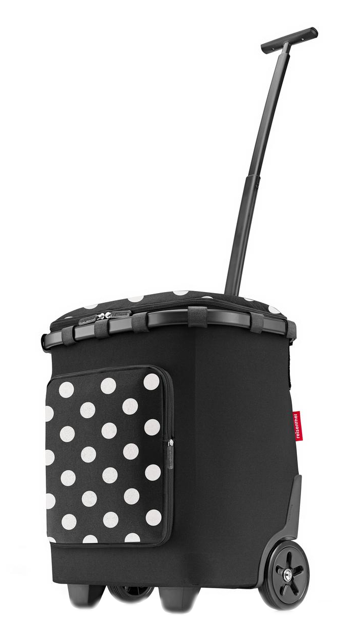 Reisenthel 'carrycruiser plus frame' Einkaufsroller Alurahmen dots weiß