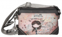 Anekke 'Peace & Love' Bolso  Shoulderag Synthetic braun