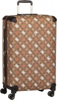 Guess 'Eliette' 28 In 8-Wheel Spinner Latte Logo Multi 46x33x77cm