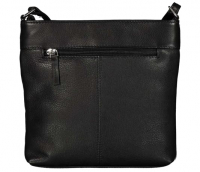 Newbags Handtasche Leder schwarz