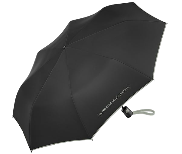 Benetton 'Mini AC' Schirm black-iceberg green56