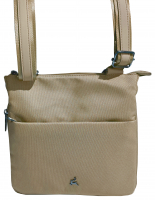Prato 'LM Joyce' Umhängetasche Polyester/PU erweiterbar beige