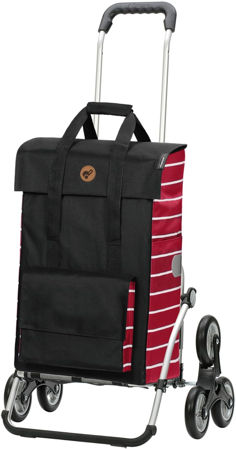 Andersen 'Jella' Royal Shopper Treppensteiger 51l 50kg Tragkraft  MADE IN GERMANY rot