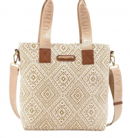Simosastre 'Tenesse' Kurzgrifftasche handgearbeitet camel
