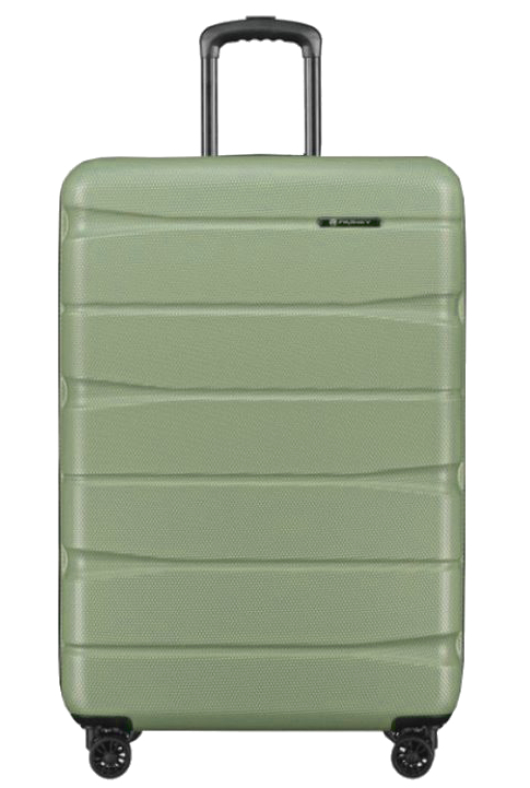 Franky 4-Rad Hartschalen-Trolley L 76cm 4,3kg green