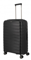 Travelite 'Mooby' 4-Rad Trolley M 66cm 3,4kg erw. 73/80l schwarz