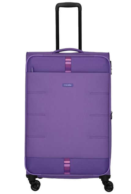 Travelite 'Rügen' 4-Rad Trolley L 78cm 3,4kg erw. 90/97l flieder
