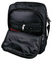 TravelN Meet Schultertasche aus Spinnstoff schwarz