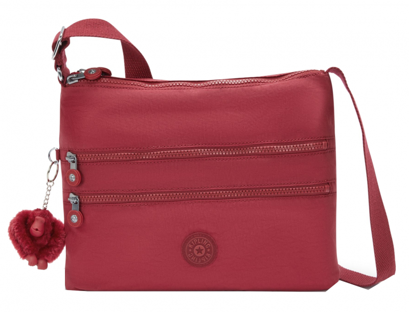 Kipling 'Alvar' Schultertasche Basic Funky Red