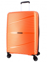 Franky 4-Rad Trolley L 76cm 108l superleicht 3,6kg Polypropylen metallic orange