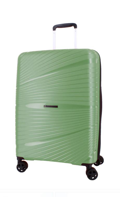 Franky 4-Rad Bordtrolley S 55cm 36l  superleicht 1,96kg Polypropylen metallic light green