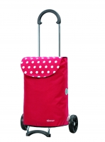 Andersen 'Elba' Scala Shopper rot mit weiße Punkte